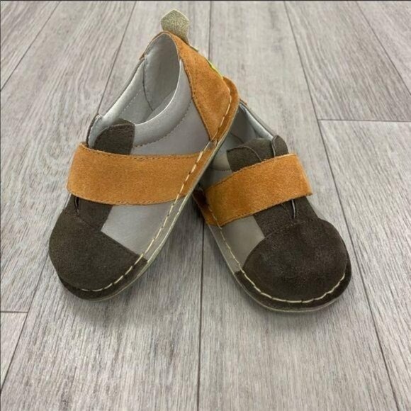 Pipit Jack Stone Brown Suede Walkers, 6 NIB